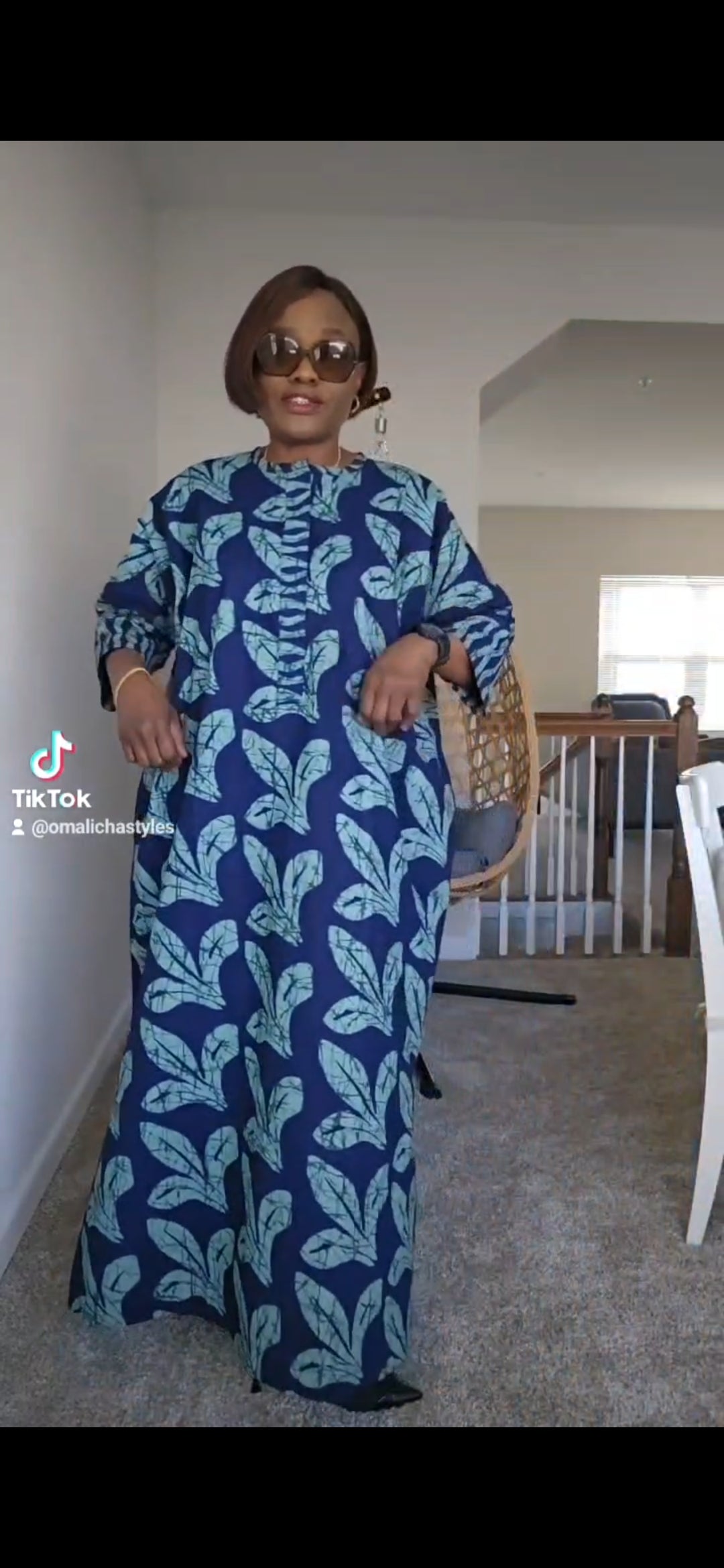 Ankara Kaftan and pants set