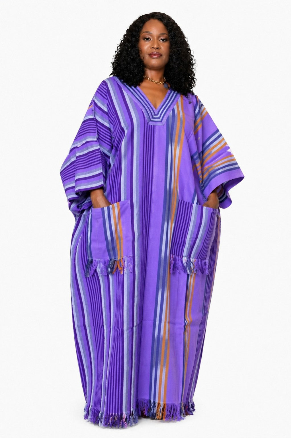 Royal Weave Embroidered Double-Weave Aso-Oke Boubou