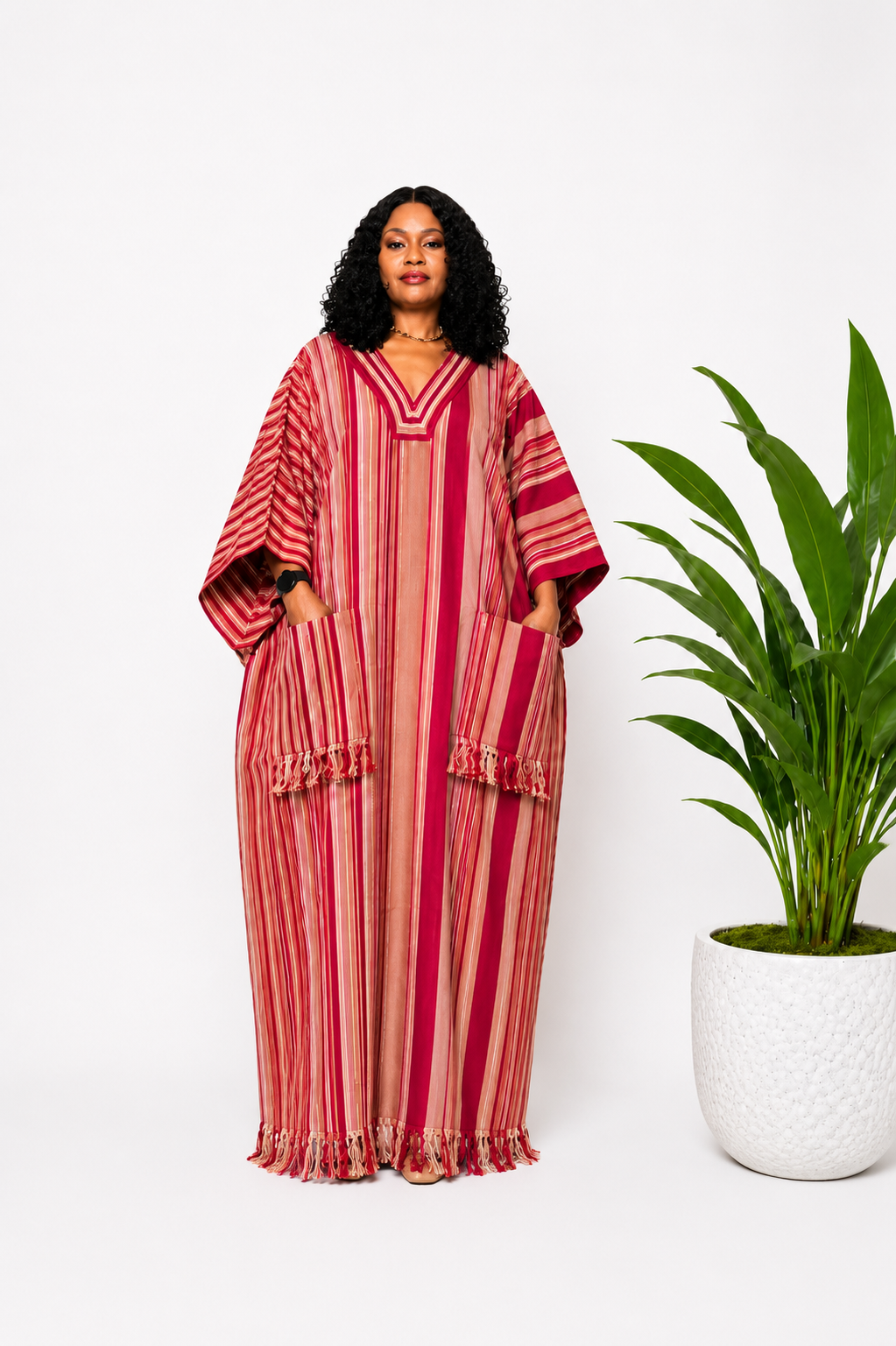 Royal Weave Embroidered Double-Weave Aso-Oke Boubou