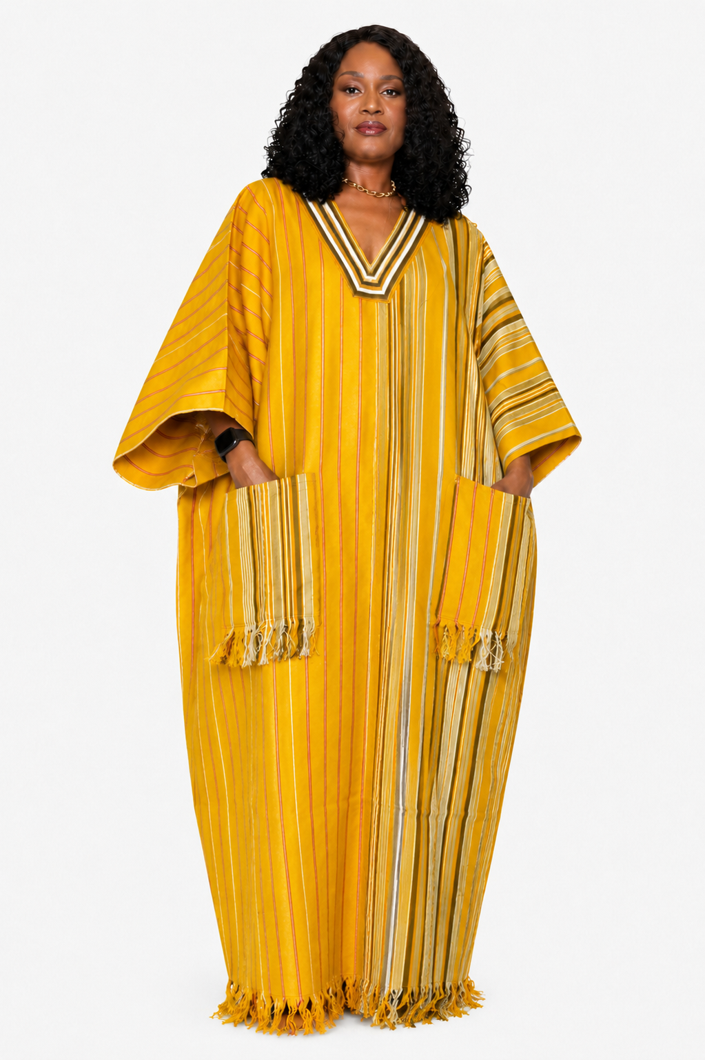 Royal Weave Embroidered Double-Weave Aso-Oke Boubou