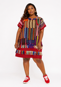 Patchwork Aso-Oke Mini Bubu – Handwoven Mix.