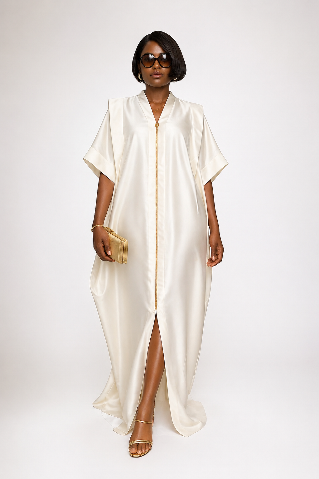 Elegant Bubu Kaftan – Duchess Silk