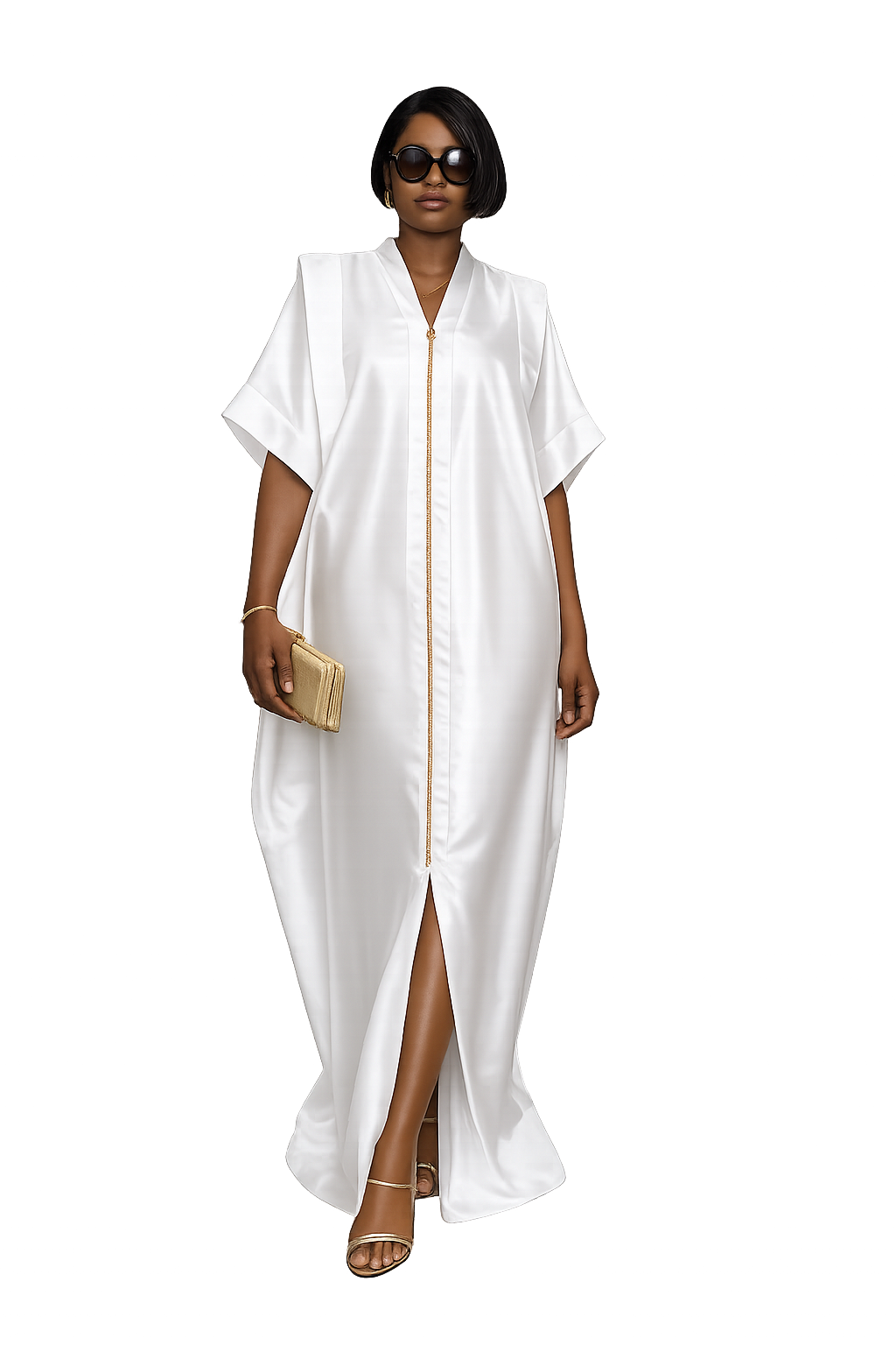 Elegant Bubu Kaftan – Duchess Silk